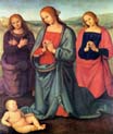 madonna with saints adoring the child
